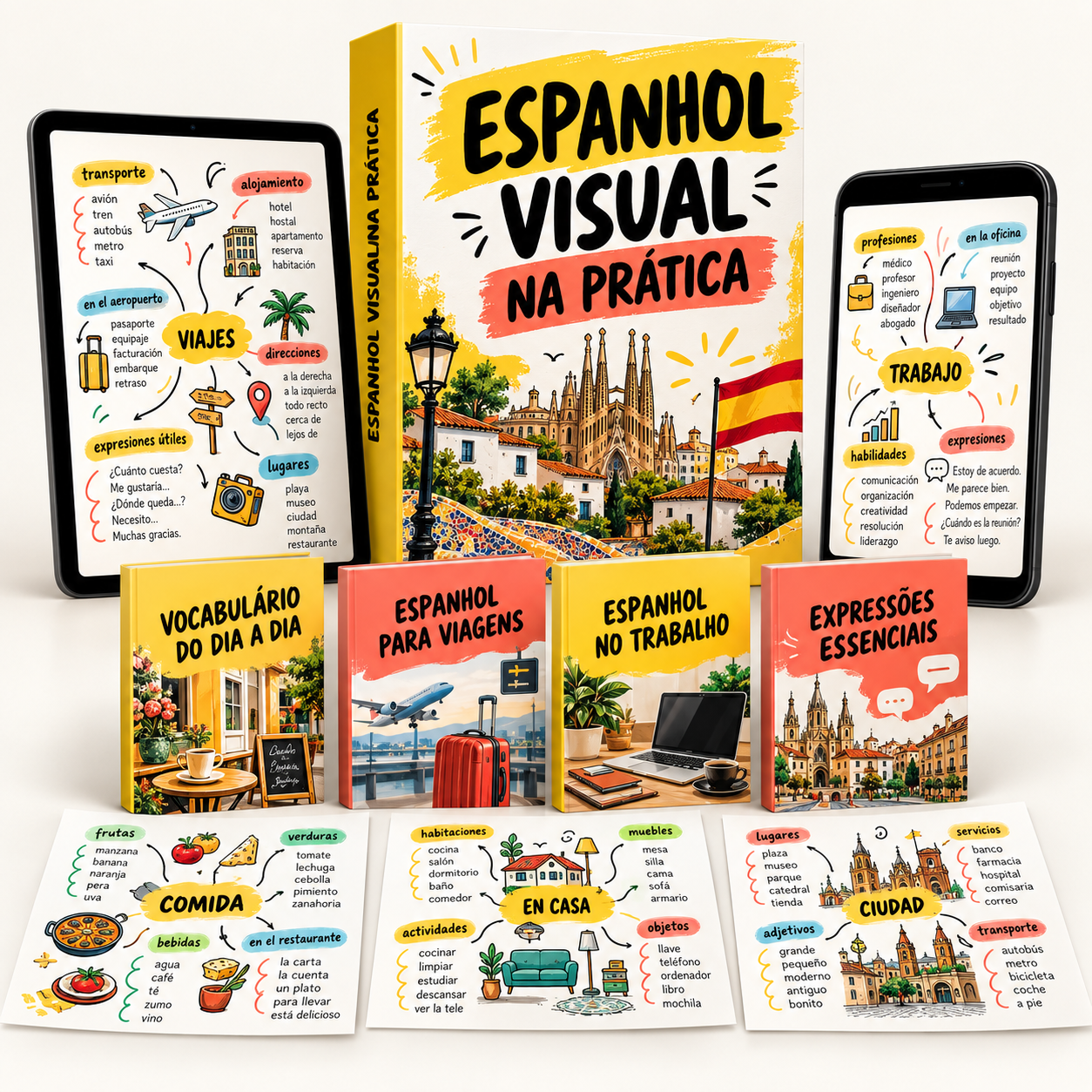 Kit Espanhol Visual na Prática